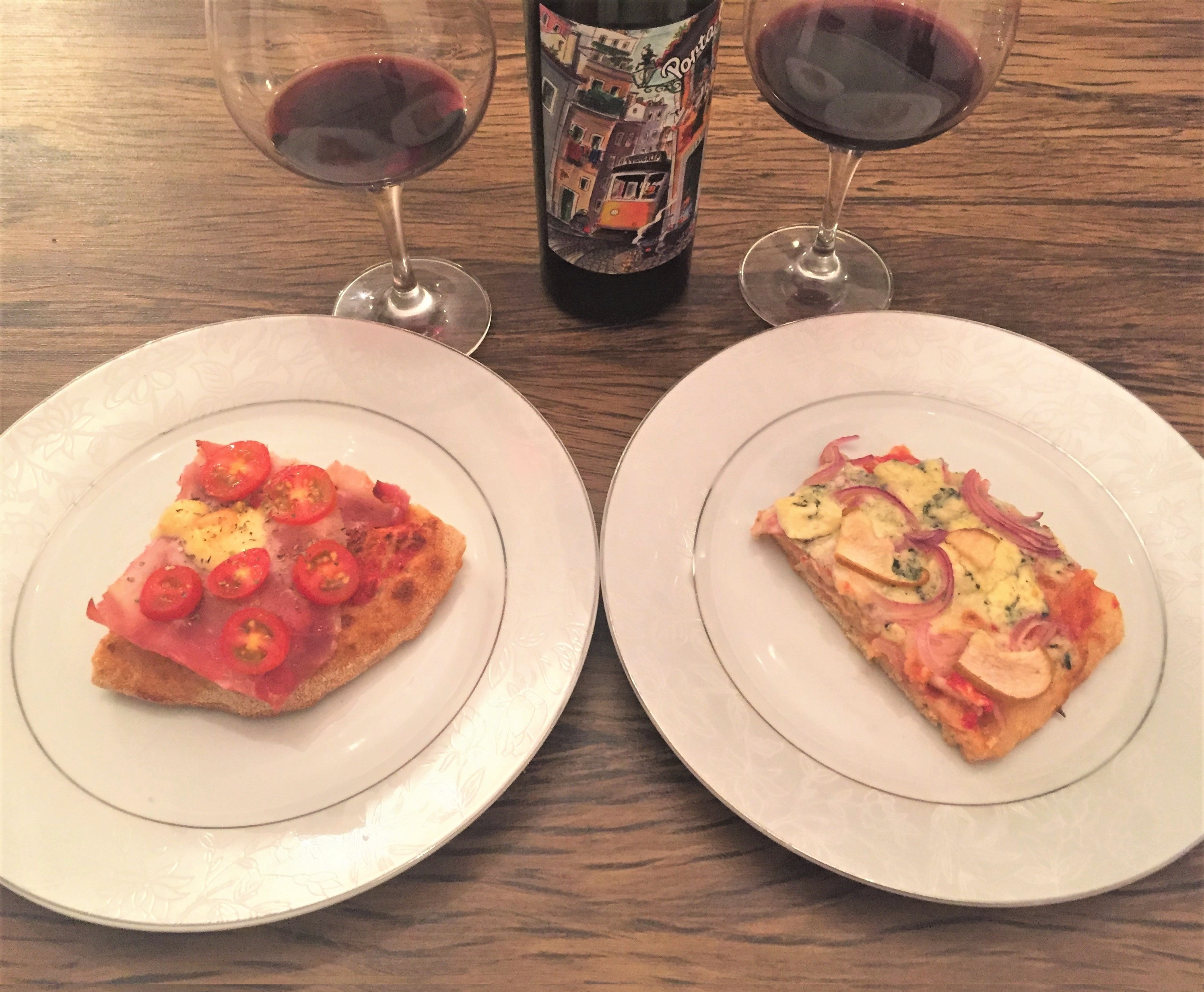 Harmonização vinho tinto e pizza