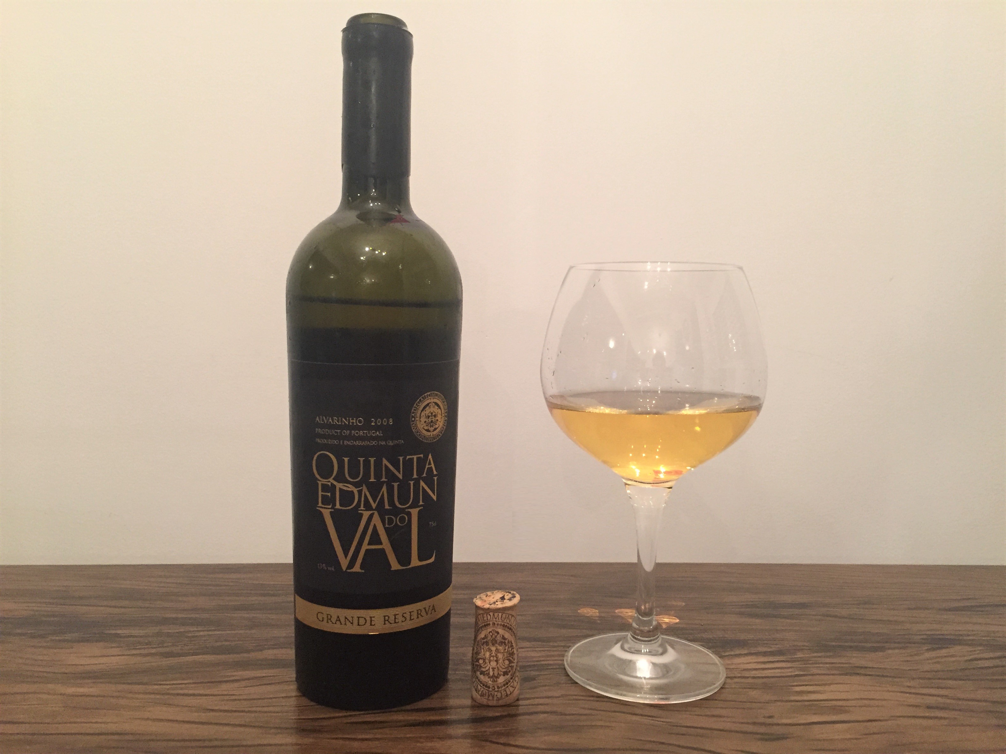 Vinho Verde Branco Edmun do Val Alvarinho Grande Reserva 2008