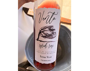 Entre Vilas Rosé Syrah Vento vinho natural 2019