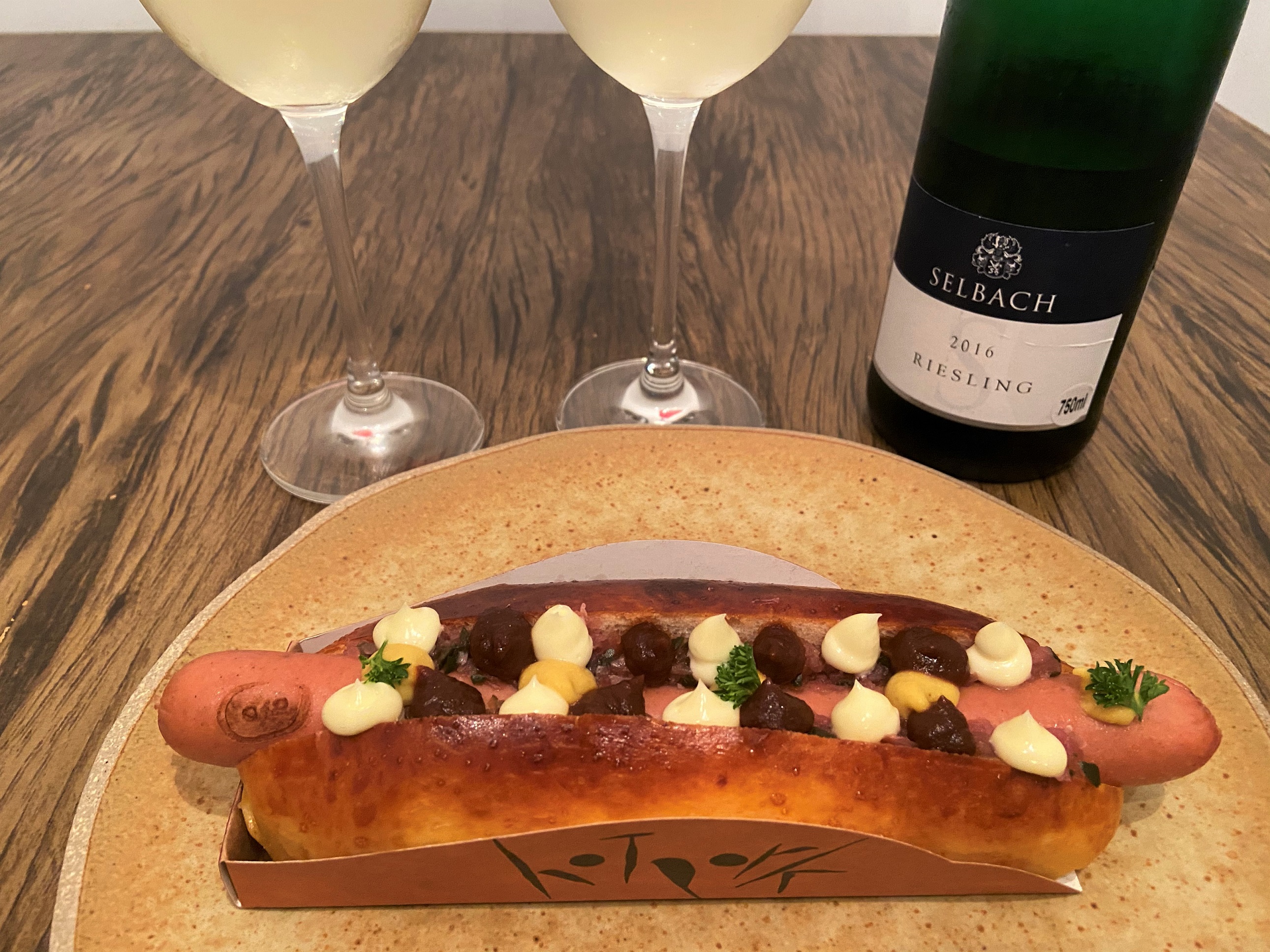 hot dog vinho alemão