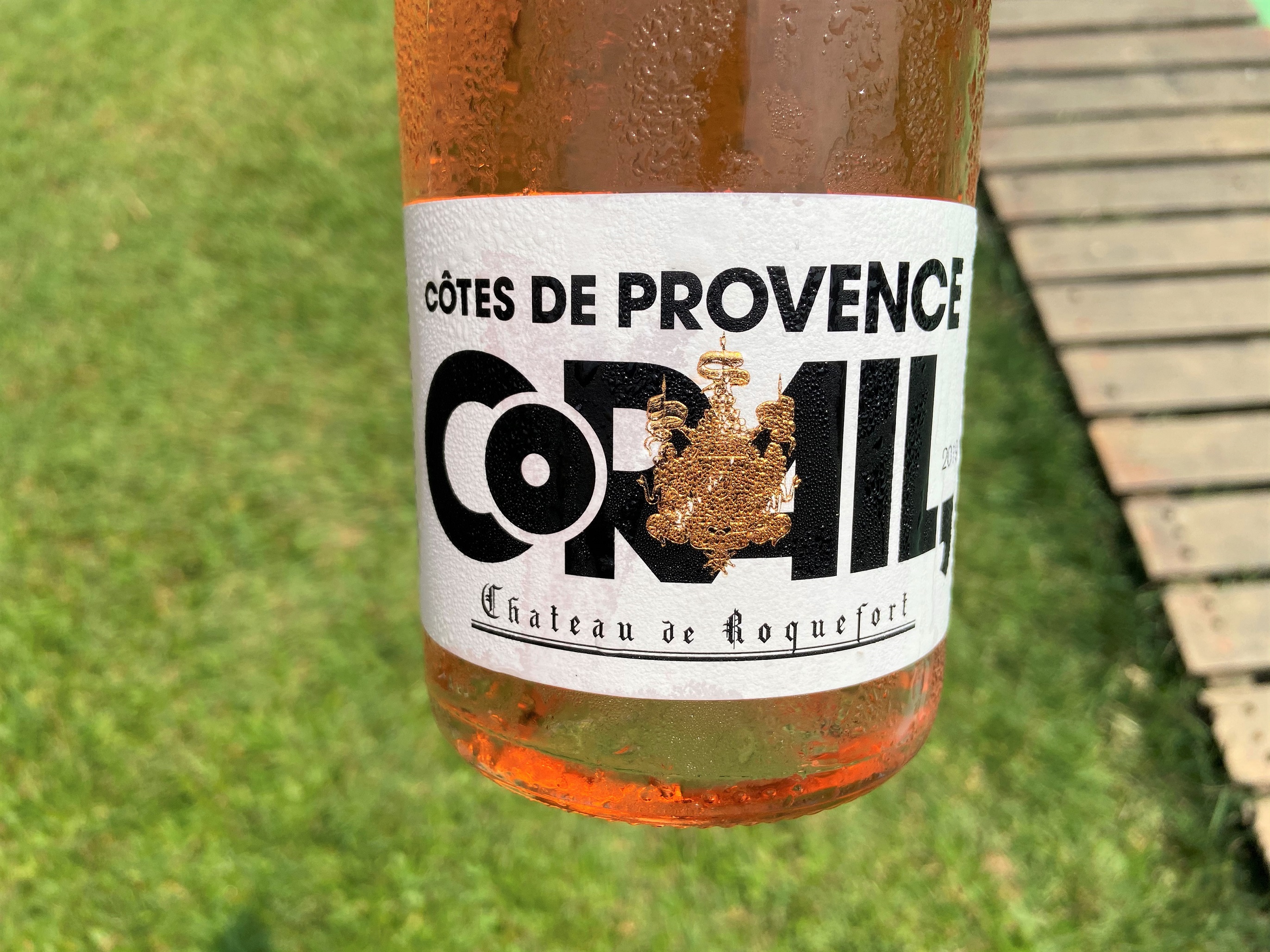 Vinho francês rosé Corail